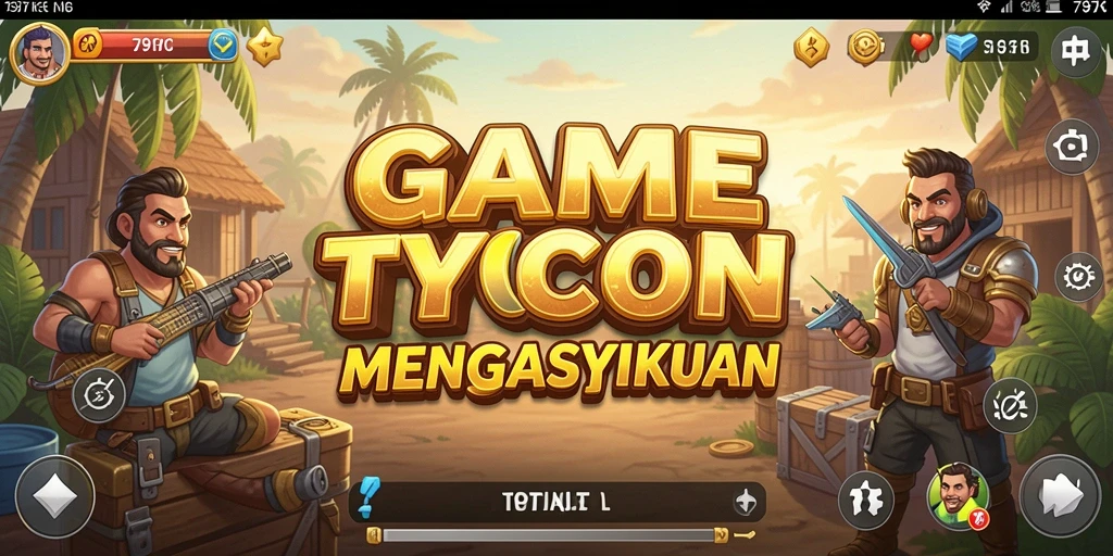 Tampilan menarik dari gameplay Tycoon di 797K.