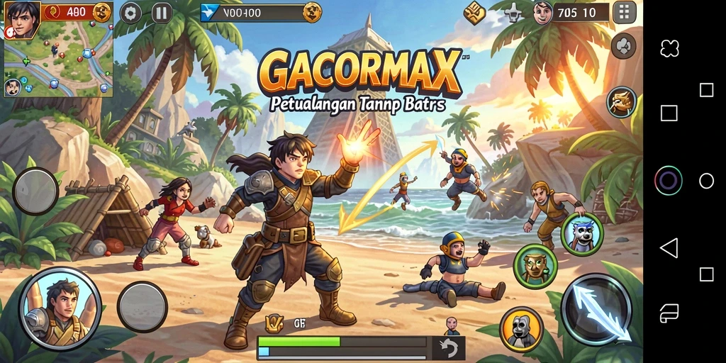 Tampilan gameplay seru GACORMAX yang penuh petualangan