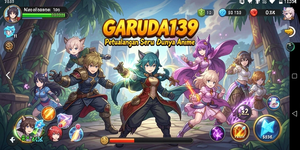 Screenshot GARUDA138 menampilkan aksi seru dalam dunia anime yang penuh warna.