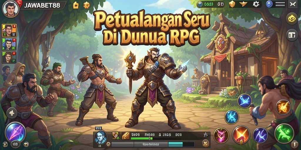 Screenshot gameplay seru di dunia RPG JAWABET88.