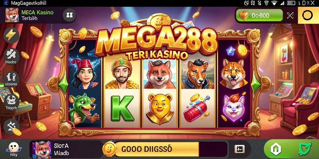 Gameplay MEGA288 yang seru dan penuh aksi di kasino.