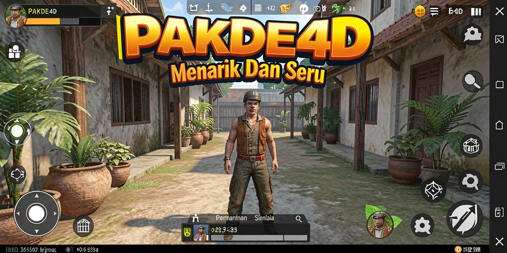Tangkapan layar PAKDE4D menampilkan aksi gameplay simulasi yang menarik.